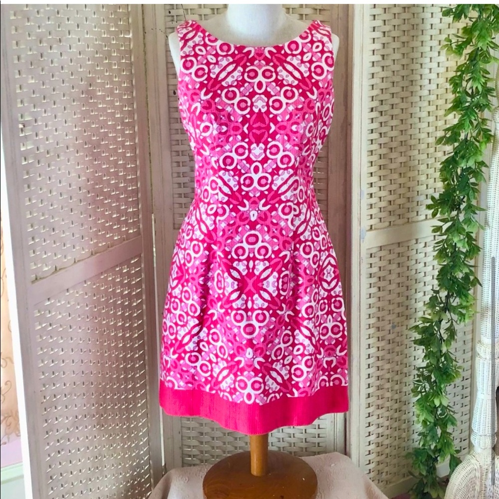 Just...Taylor Hot Pink Shift Dress